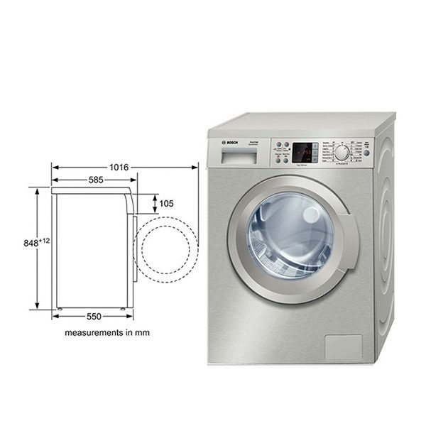 ماشین لباسشویی مدل WAQ2846SGC - Image 2