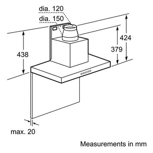 ,,بوش,هود,bosch,DWB06W450B